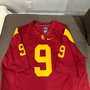 Authentic Nike USC sewn jersey #9